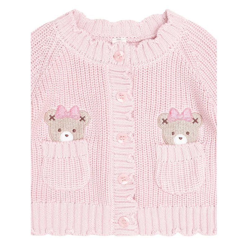 Huxbaby Baby Blue Fisherman Cardi image number 2